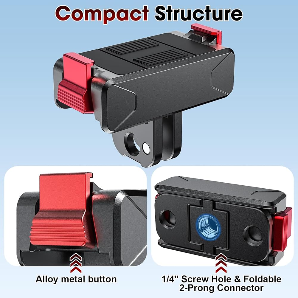 Magnetic Quick Release Base Mount for DJI Action 6 and Osmo Nano (view 2)