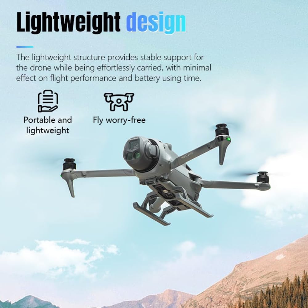 Height Extender For DJI Mavic 4 pro Protection Foldable Landing Gear Leg Accessories