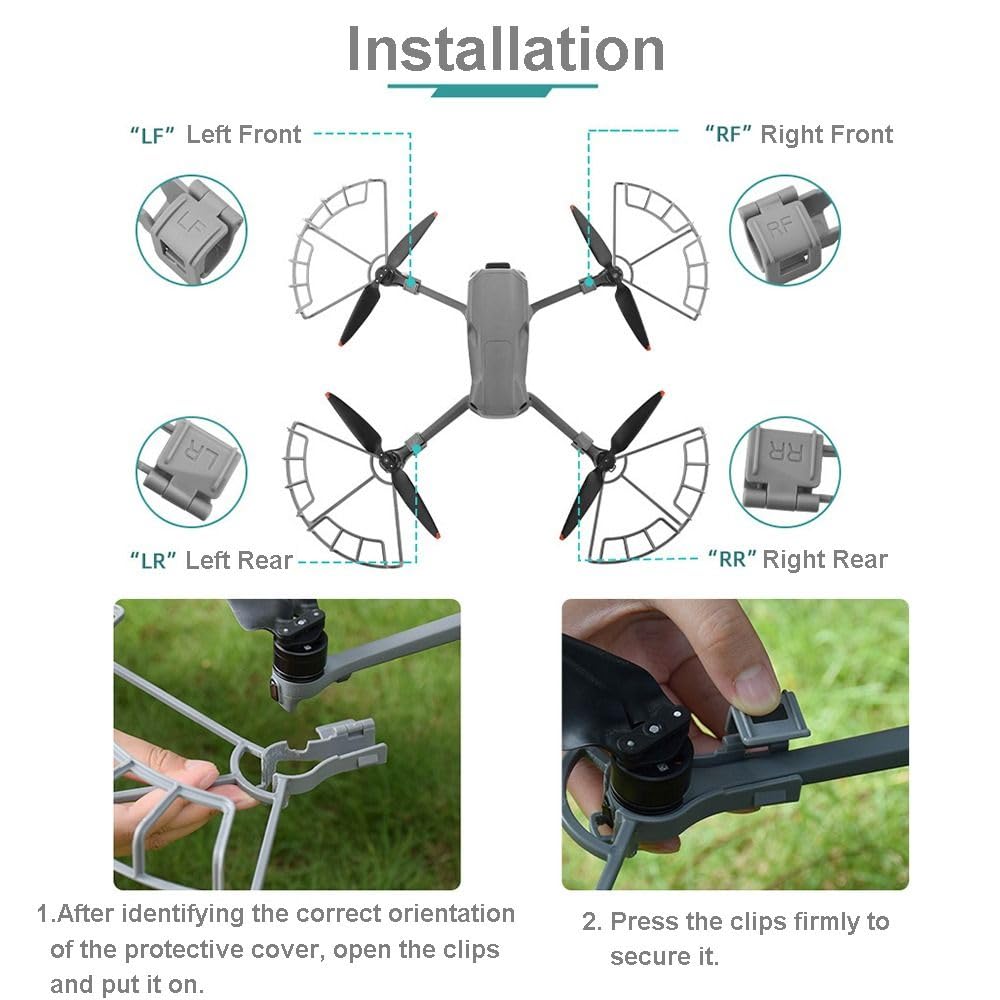 Dji Mavic Air 3/ 3S Wings Scratch Protector 360 Degree Propeller Guard 