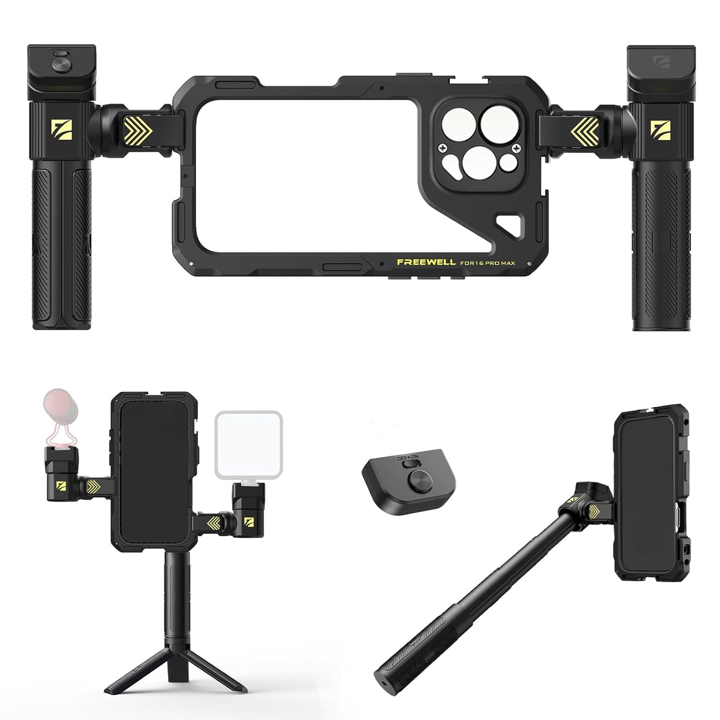 Freewell Multifunctional Smartphone Tool-Free Genius Rig Cage (16 Pro Max)