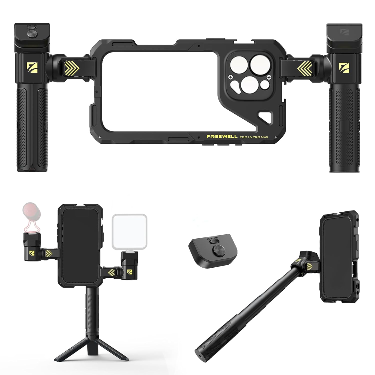 Freewell Multifunctional Smartphone Tool-Free Genius Rig Cage (16 Pro Max)