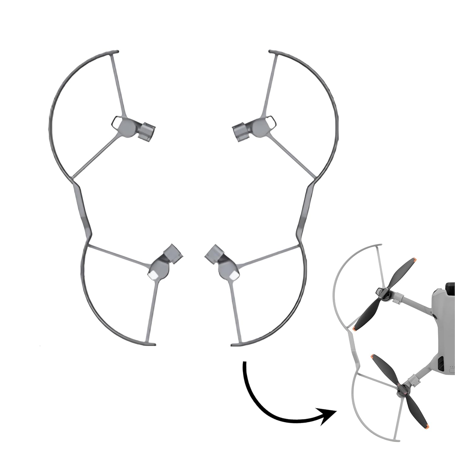 GetZget® Lightweight Propeller Guards for Dji Mini 5 Pro - Enhanced Pr