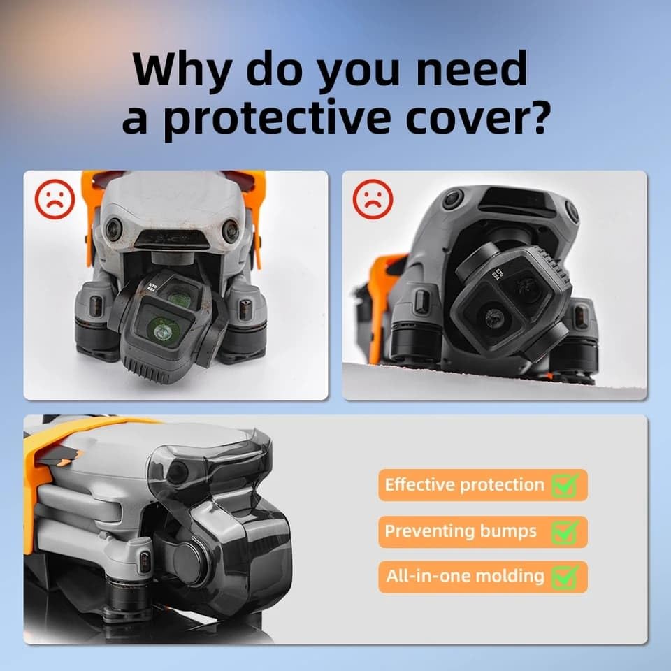DJI Mavic Air 3S Camera Lens Protector Lock Gimbal Cover Cap