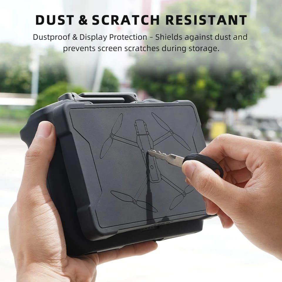 GetZget® Silicone Cover For DJI Mavic 4 pro Rc pro 2 Remote Controller Screen Protector (Black)
