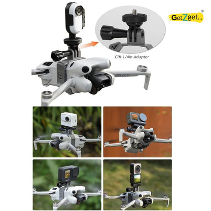Sunnylife Action Camera Holder For DJI Mini 4 Pro Searchlight/Action Camera Mounting Accessories