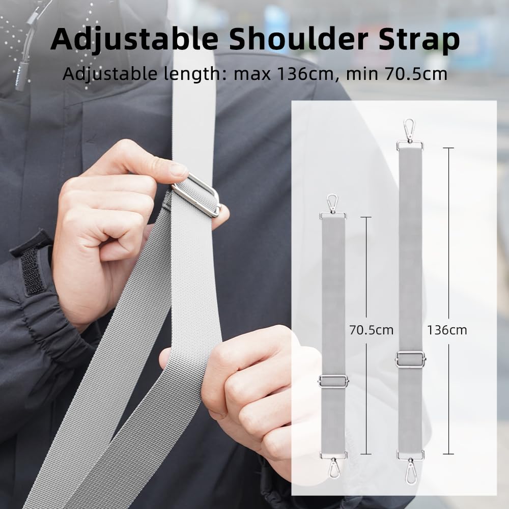 GetZget Bag for DJI Neo 2 & Accessories Compact Travel Protection PU Case Combo Bag