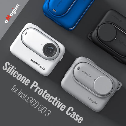 Silicone Protective Cover with Lanyard for Insta360 Go 3