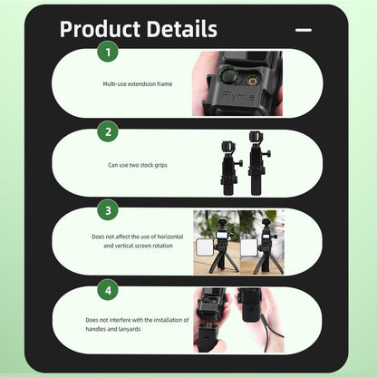 DJI Osmo Pocket 3/4 / 4P/ 4 Pro, Protective Extension Frame Case