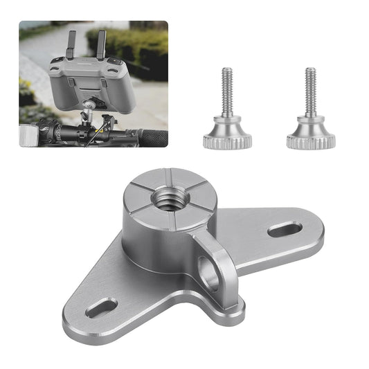 Bike Mount for DJI RC 2 / RC, Bicycle Adapter Holder Tripod Aluminum Alloy 1/4 Screw Remote Controller for DJI Mini 3 Pro, Flip, Mini 4 Pro, Air 3, Mavic 3, Air 2S Accessories