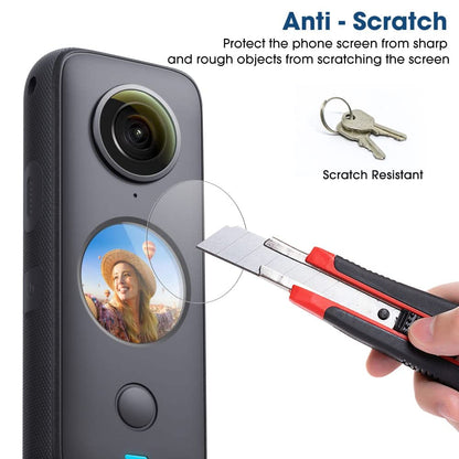 Insta360 One x2 Camera Protective Screen Guard & Sticky Lens Cap Combo Lens Guard 