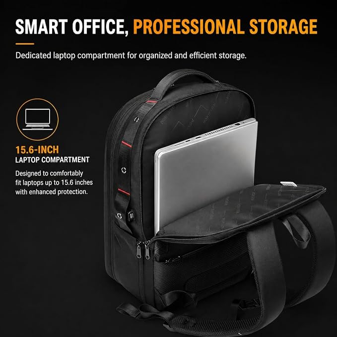 Luggage, Laptop Carrying Case Hard shell Office/College Bag Multipurpose traveling Backpack with USB Charging Port