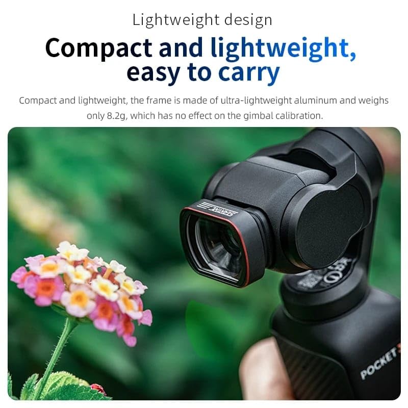 10x Macro Lens Clear Magnetic Optical Glass For DJI Osmo Pocket 3 Camera  Accessories