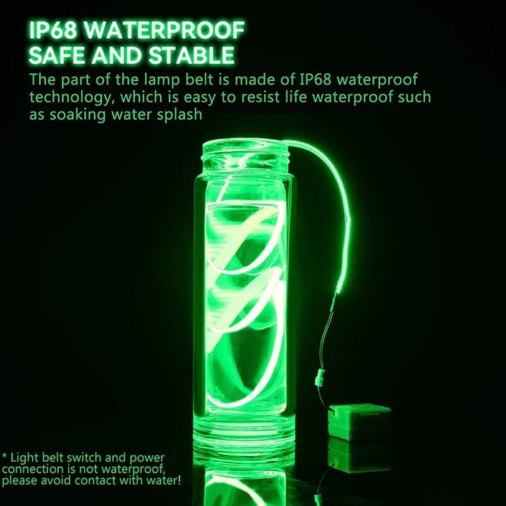 Waterproof LED Light Strap for DJI Neo (3 Modes, Deep Blue) (view 7)