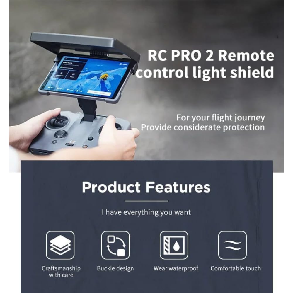 Cynova Sunshade Hood for DJI RC Pro 2 Controller (Mavic 4 Pro) (view 8)
