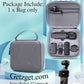  Carrying case Bag for DJI Pocket 3 Camera & Accessories of Creator Combo Storage Compact PU Travel Bag
