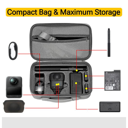 GetZget Carrying case Bag For DJI osmo 360 Camera & Accessories PU Storage Bag