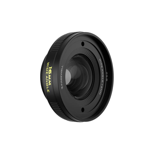 Freewell 16mm Wide Angle Lens for iPhone & Samsung – 105° FOV, Close Focus 0.5m – Perfect for Landscapes, Architecture.