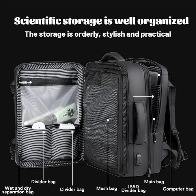 GetZget luggage, laptop Carrying Case Hard shell Bag Multipurpose traveling Backpack 