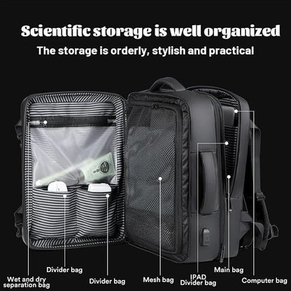GetZget luggage, laptop Carrying Case Hard shell Bag Multipurpose traveling Backpack 