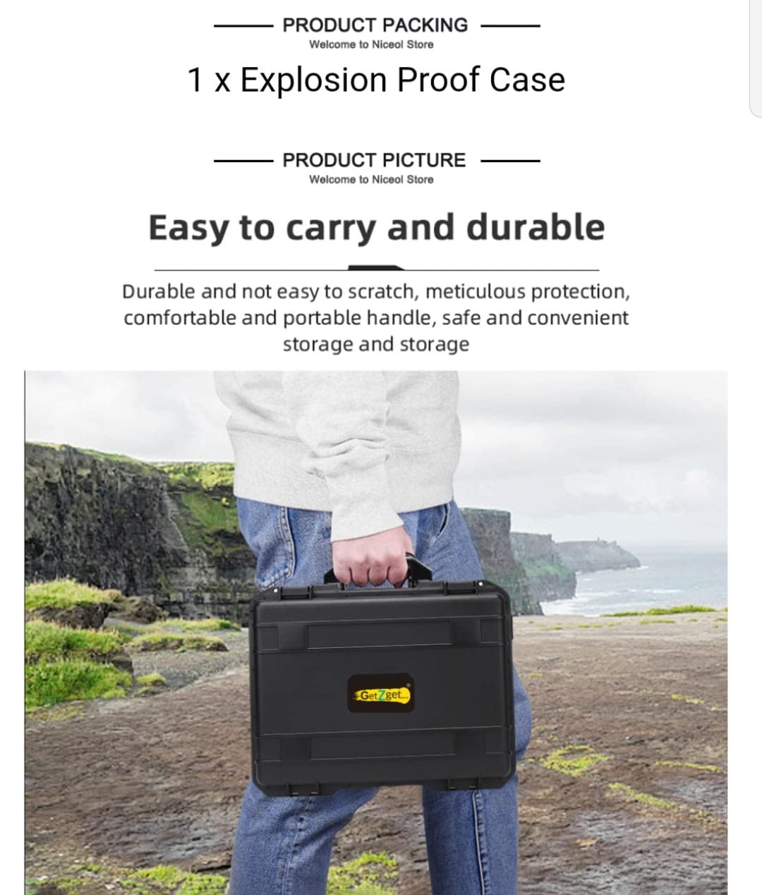 Bag for DJI Avata & Accessories Super Hard Shell Waterproof Case Fit Goggles V2/ Goggles 2