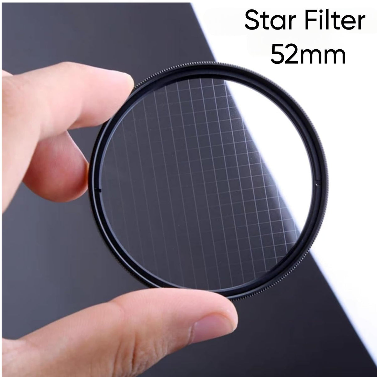 52mm Star Filter for Phones and DSLR Cameras (Star No.6 Filter) (view 2)