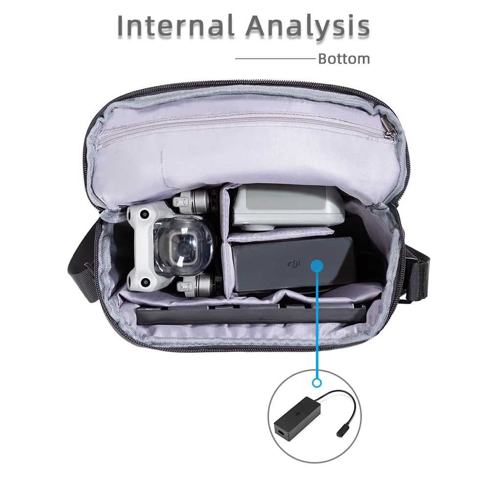 GetZget® Carrying case Bag for DJI Lito X1/ Neo 2/ Flip/mini 3/4/ 5 Pro/Mini 2/ Mini SE/Mavic Mini and Accessories Protective Travel Bag (Original Soft Bag)