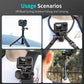 Vertical-Horizontal L Shape Magnetic Base Mount For Action 3/4/ 5 pro Camera Aluminium Alloy Mounting Accessory