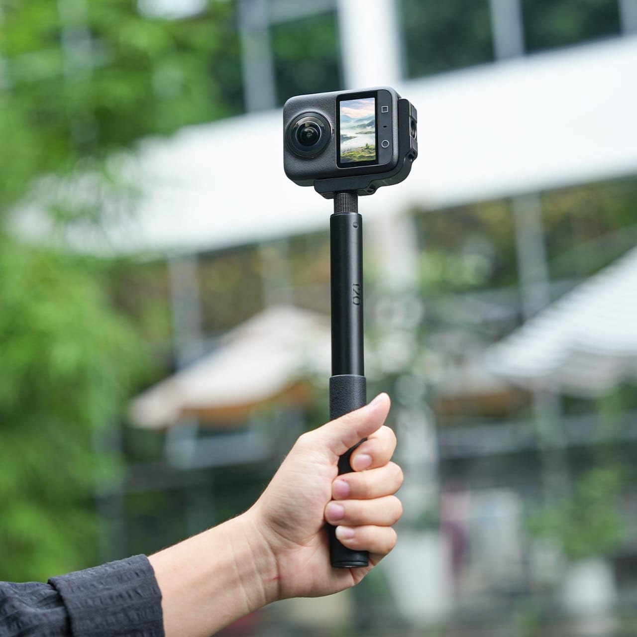 GetZget® Universal Vertical & Horizontal Mount for DJI Osmo 360 – Dual-Angle Tripod with Magnetic Adapter Bracket – 1/4" Screw Compatible Accessories, Aluminum Alloy
