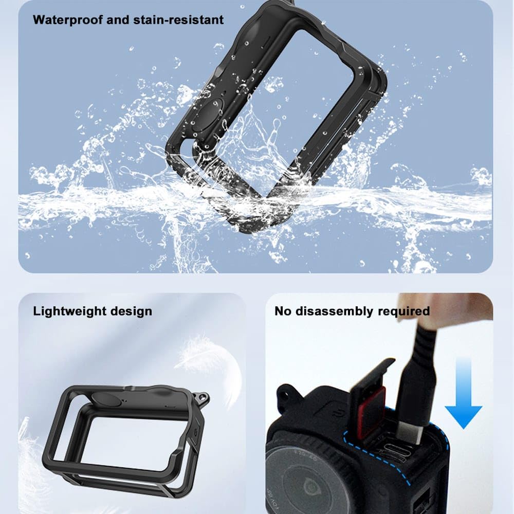 Getzget Silicone Cover for DJI Action 6 Camera 