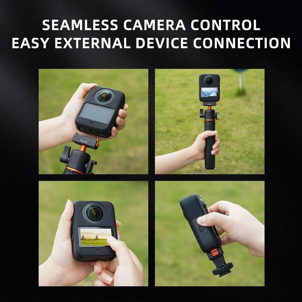 GetZget® Silicone Cover For DJI Osmo 360 Camera Cover with Lens Cap 