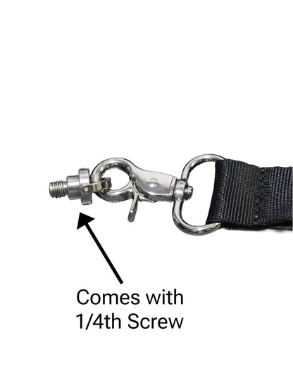 GetZget® Neck Strap Lanyard For DJI Pocket 3/2/ 1, insta360 X5/ X4/ X3/ X2, Om 8/7/ 6/5/4 Mobile Gimbal with 1/4th Screw (Strap with 1/4th Screw)