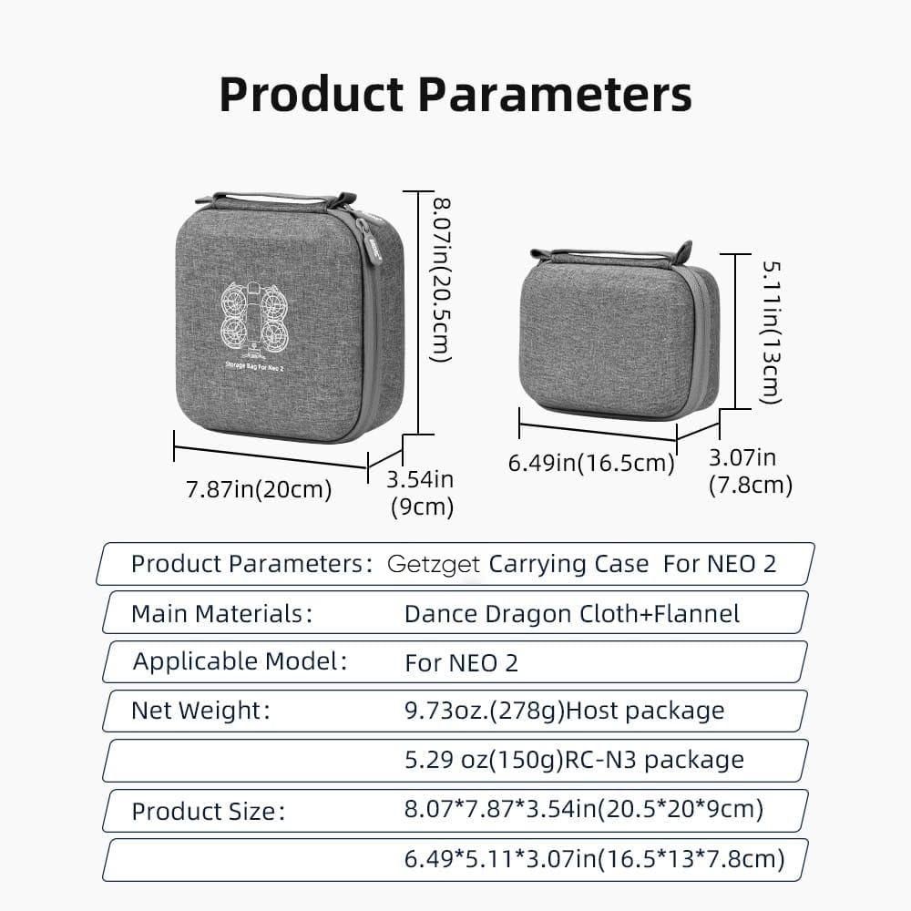 DJI Neo 2 Drone Bag & RC N3 Remote Bag 