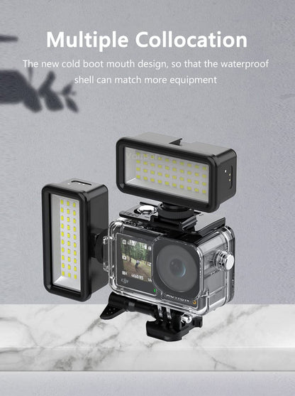 GetZget® Waterproof Case Compatible with DJI Osmo Action 5 pro, Action 3, 4 Camera Underwater Dive Protective Accessories