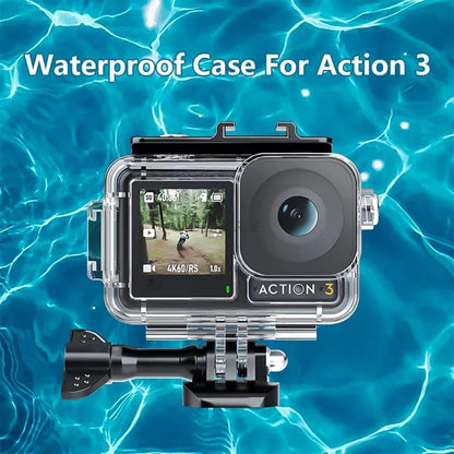 Underwater Dive Waterproof Case For DJI Osmo Action 5 pro, Action 3, Action 4 Camera 
