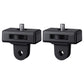 JJC 1/4"-20 Screw to 2-Prong Camera Mount Adapter For DJI Pocket Series, insta360 X2/ X3/ X4/ X5, Gopro Series,Any Action Camera Mounting Accessories