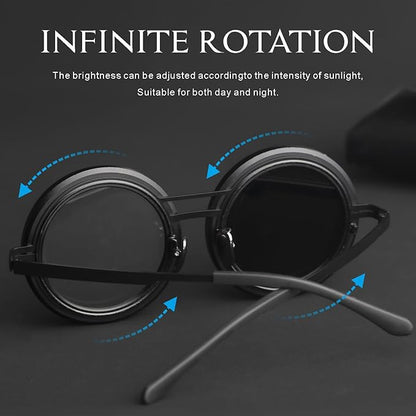  UV400 Protection & ND Filter Lenses - Unisex Round Frame Beach Eyewear