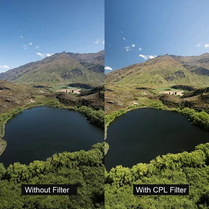 52mm CPL Filters Lens For iPhone 13/14/ 15 & Plus Mobile Cover, DSLR Camera 