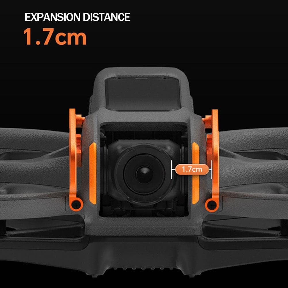 RCSTQ Aluminium Lens Guard for DJI Avata 2 Gimbal Camera (Orange) (view 7)