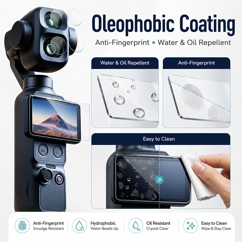 Screen Guard For Dji Pocket 4 pro/ 4P Camera (Getzget)