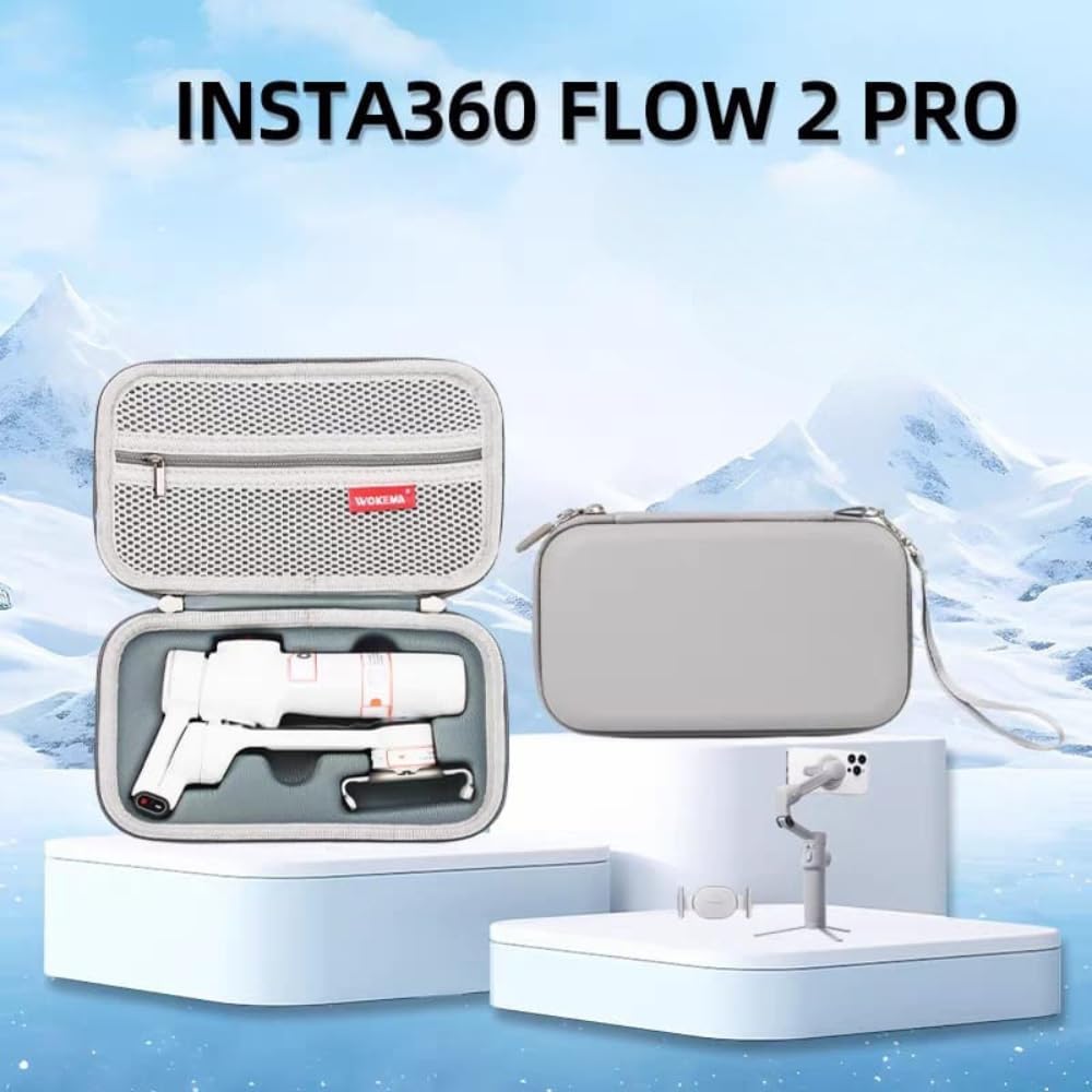 Carrying Case Bag for insta360 Flow 2 pro Compact Gimbal and Accessories Protective Bag