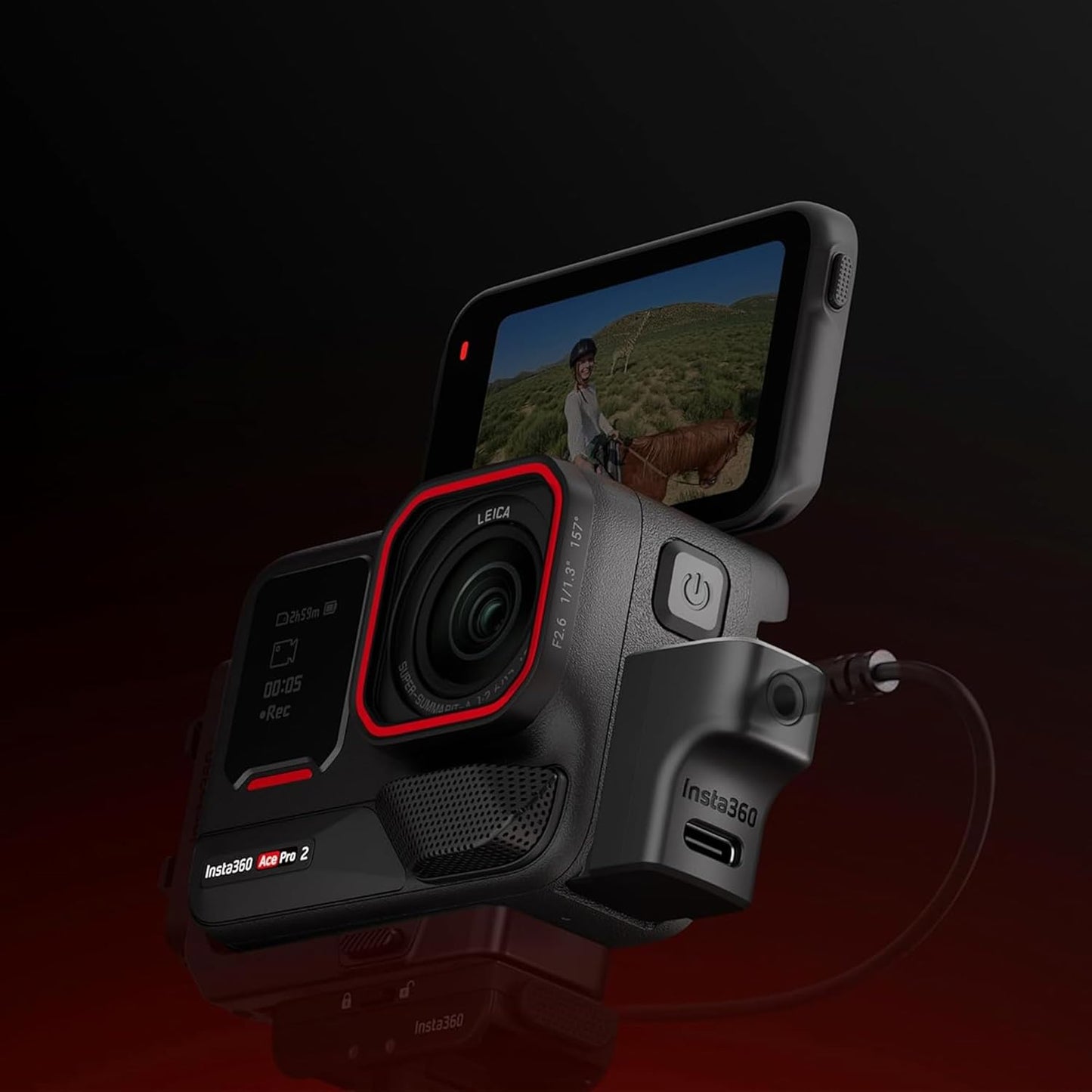  Insta 360 Ace Pro 2 Microphone Adapter (Getzget)