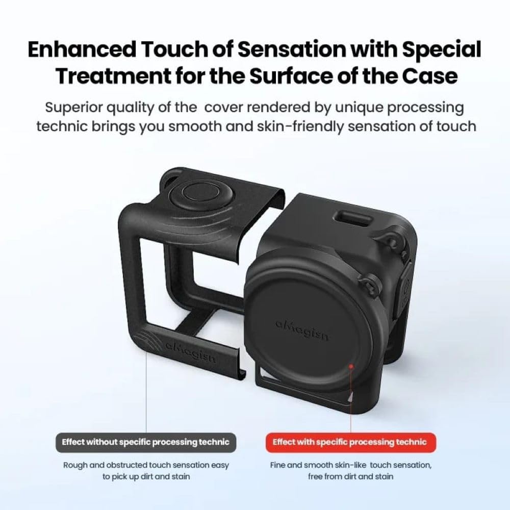 Silicone Protective Cover for DJI Action 4 and Action 3 Camera (view 9)