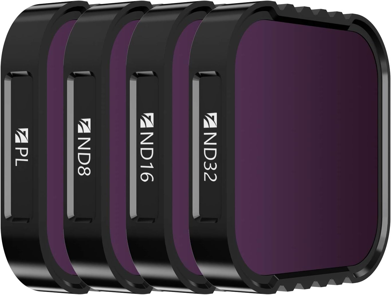 Freewell Standard Day - 4K Series - 4Pack ND Filters For Hero12, Hero11, Hero11 Mini, Hero10, Hero9 Black