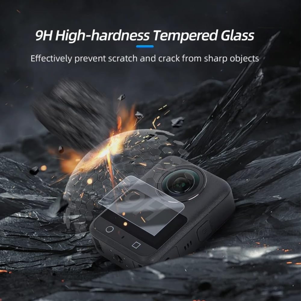 Dji Osmo 360 Camera screen protector Guard 9H Hardness 2d Curved edge HD Clarity accessories