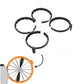 Dji Flip Propeller Guard Protector Bumper Protective Accessories (Black)