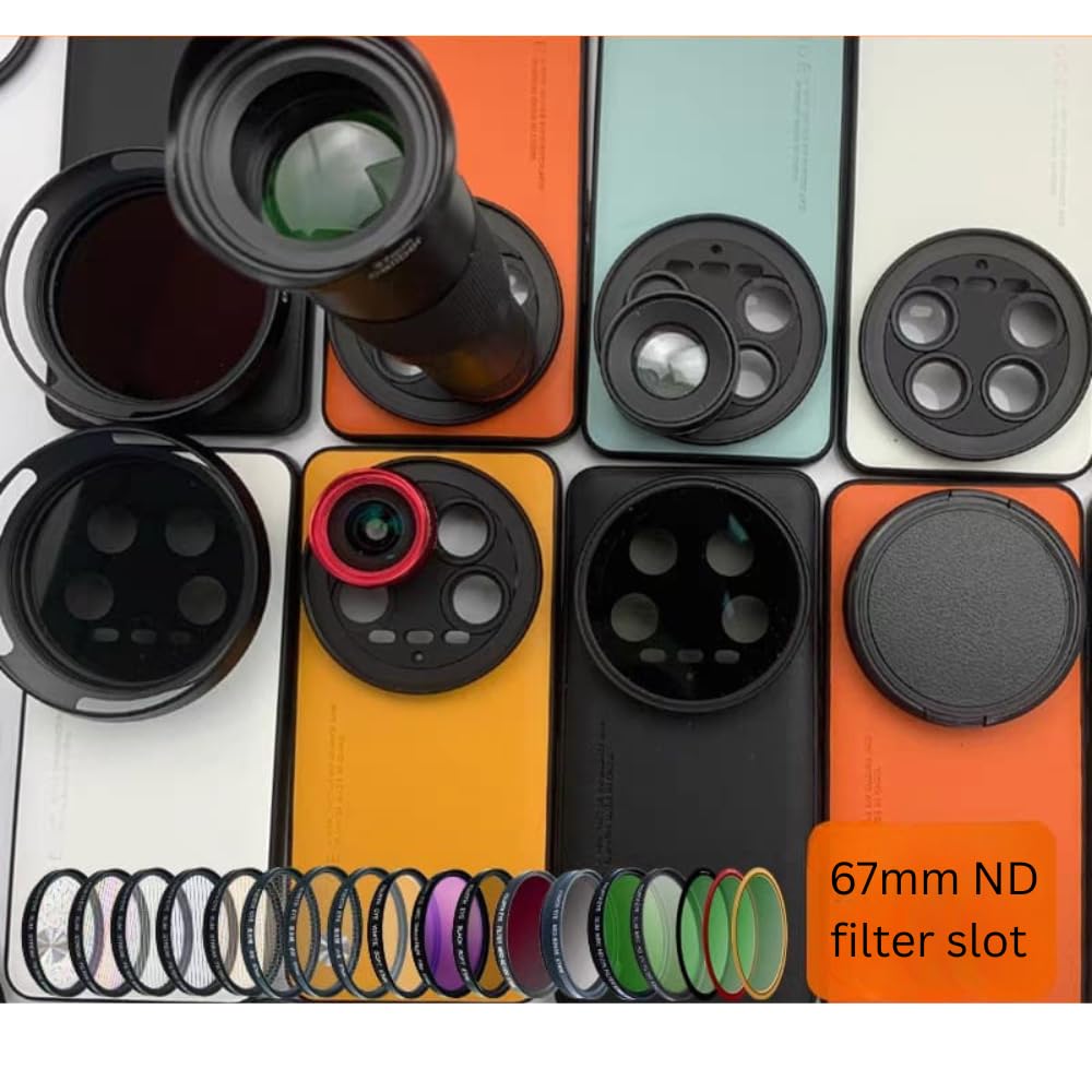 MI 14 Ultra 17mm Phone Case with Lens Cap Cover Support 67mm ND Filter 17mm Lens Accessories 