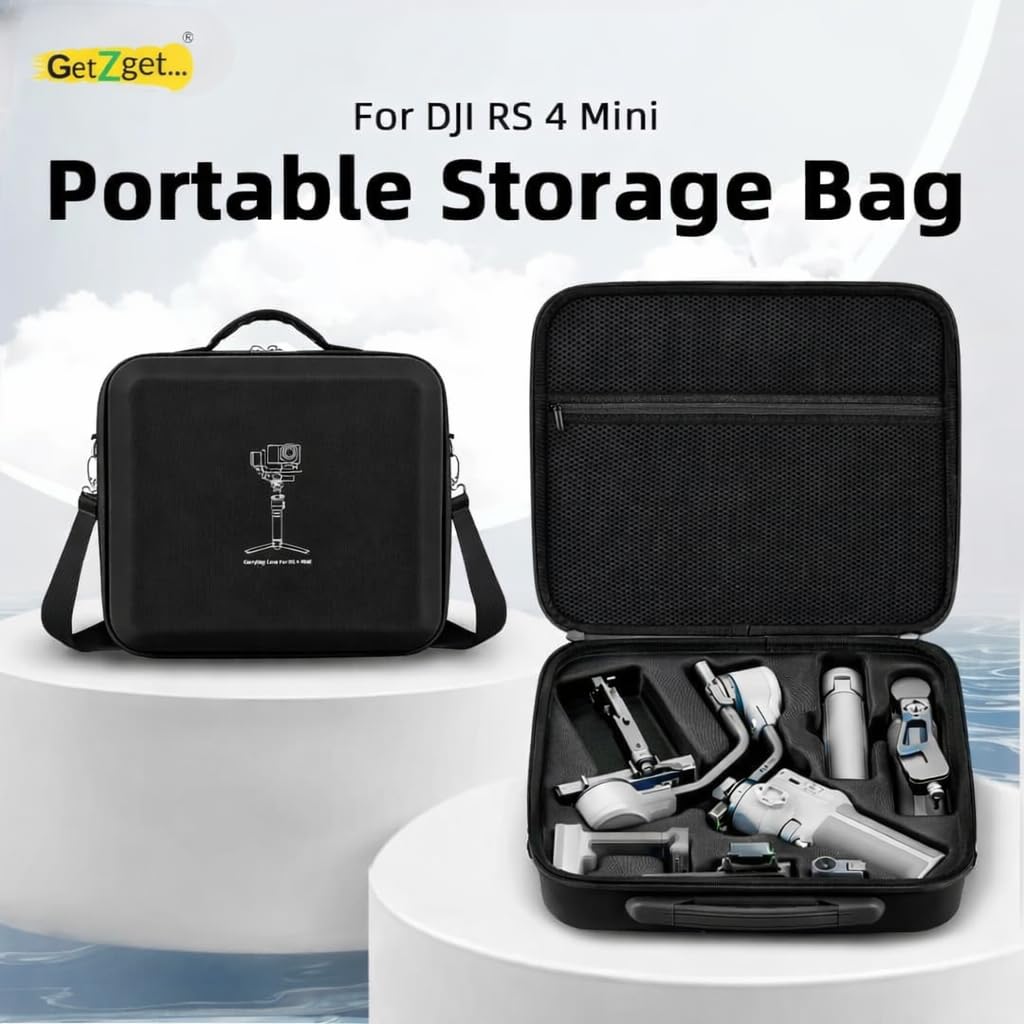 DJI Rs 4 Mini DSLR Gimbal and Accessories Protection Bag (Black)