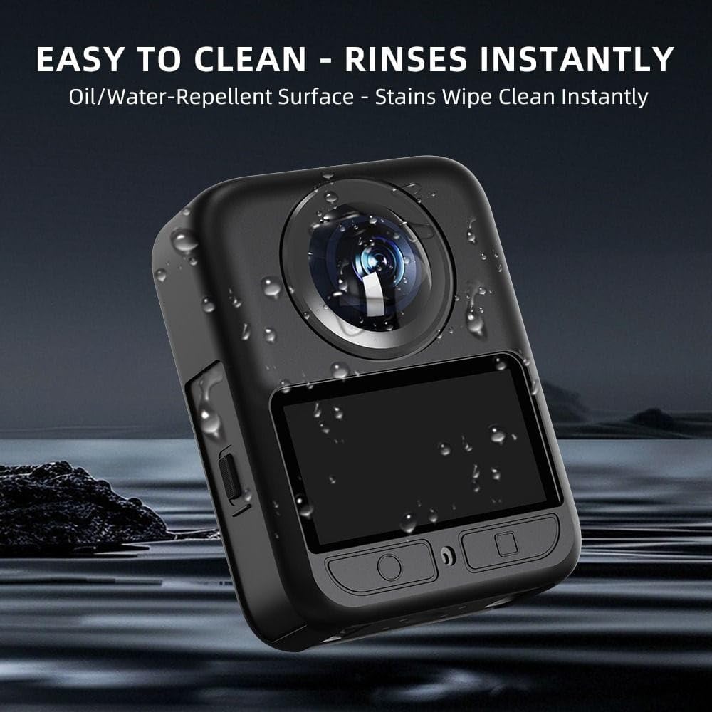 GetZget® Silicone Cover For DJI Osmo 360 Camera Cover with Lens Cap Scratch Protector Accessories