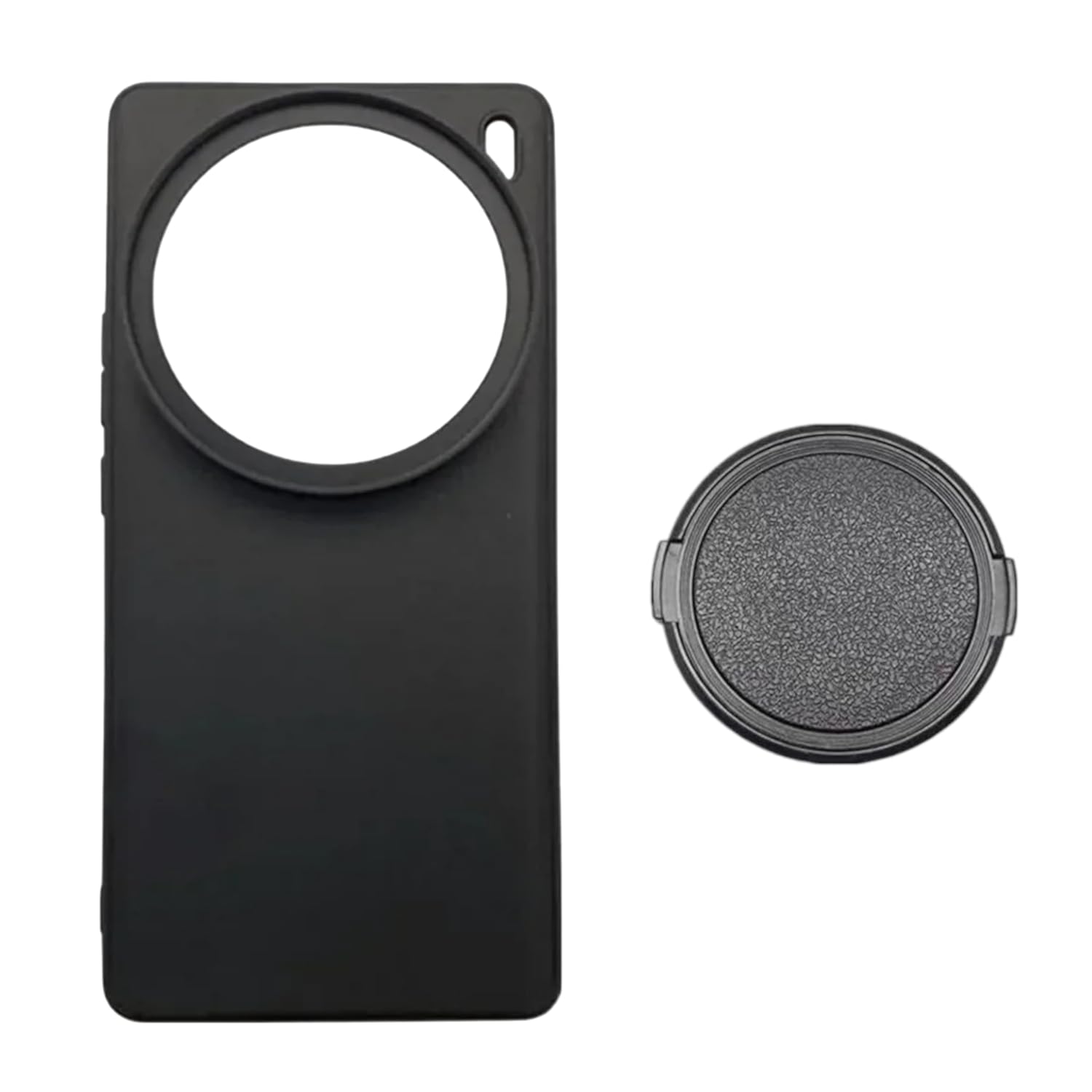 Phone Case For  Vivo X100 with Lens Cap Cover Support 67 mm ND Filter Lens Accessories (Black)