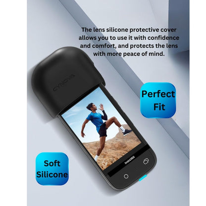 Insta360 X4 Camera Lens Cap Protective Silicone Cover Case Accessories